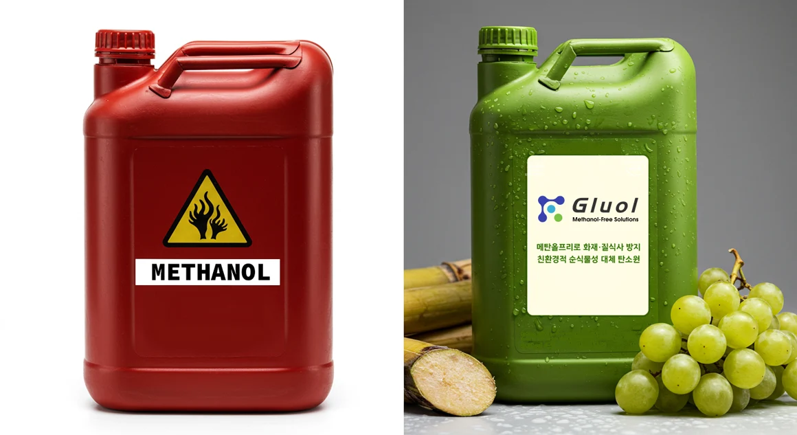 글루올vs메탄올 에코텍이에스